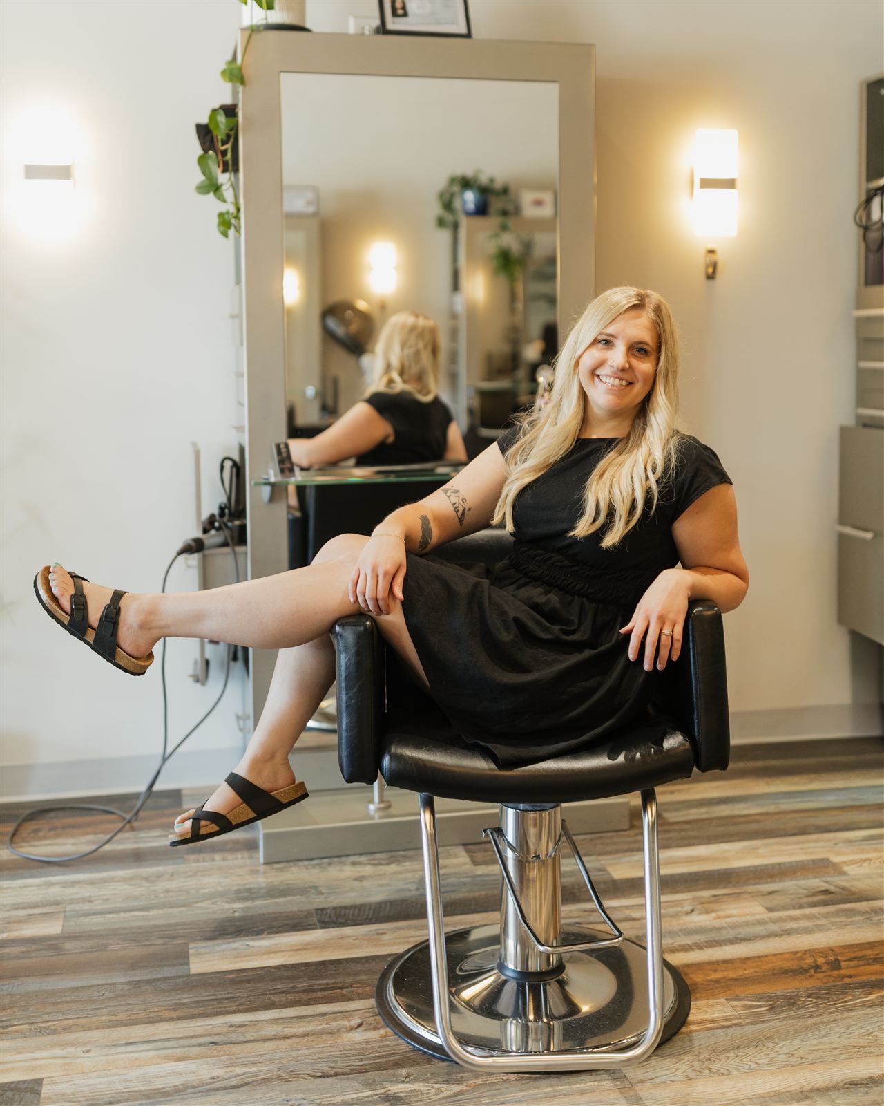 Leah Blachaniec, owner of Duality Salon